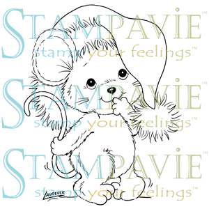 Laurence Design Stamps - Christmas Mouse